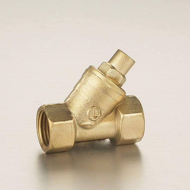 pipa horizontal kuningan katup periksa sambungan perempuan katup satu arah tipe Y